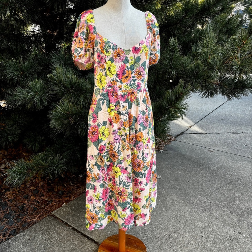 Sugarlips Multicolor Floral Midi Dress